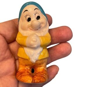 Disney Grumpy Seven Dwarfs Ceramic Figurine Collectible Vintage